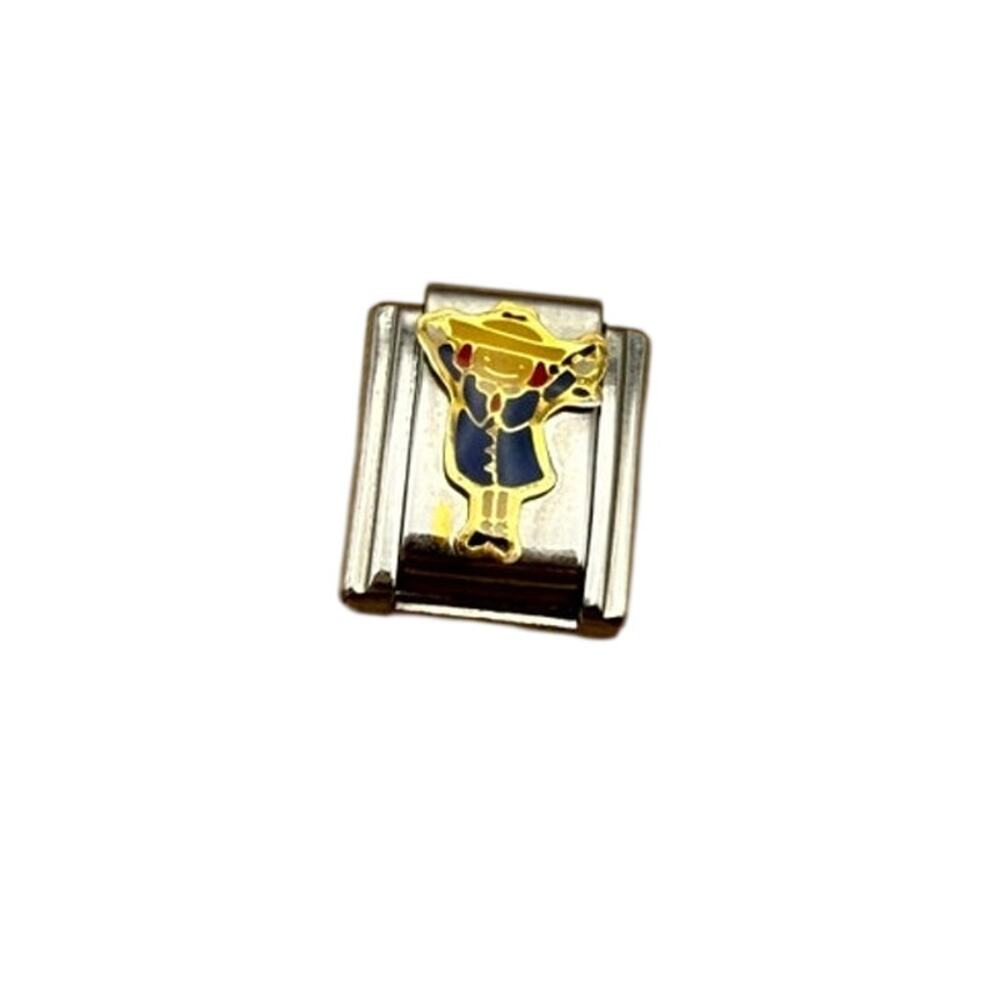Madeline 90s Paris Cartoon Show 9mm Silver Stainless Steel Italian Charms NEW